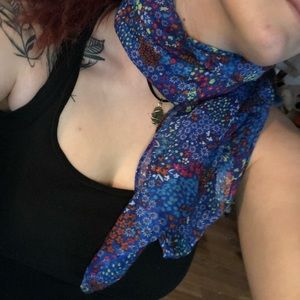 Floral scarf